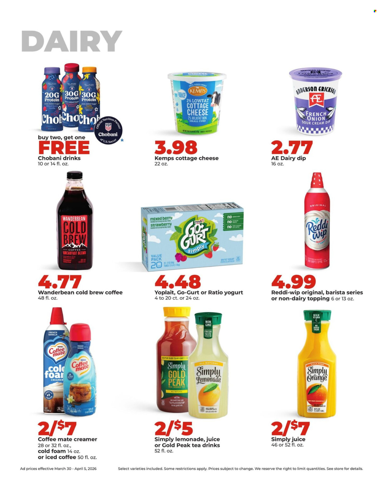 Hy-Vee ad - 03/30/2026 - 04/05/2026. Page 38
