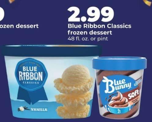 Blue Ribbon Classics frozen dessert