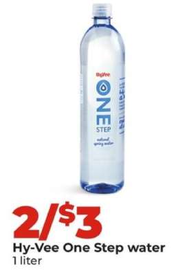 Hy-Vee One Step water