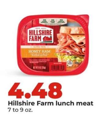 Hillshire Farm Lunch Meat