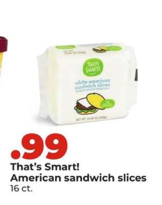 That's Smart! American sandwich slices