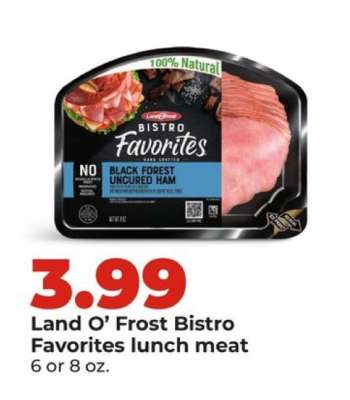 Land O'Frost Bistro Favorites Lunch Meat