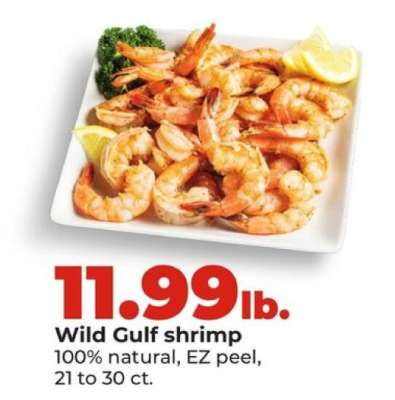 Wild Gulf shrimp