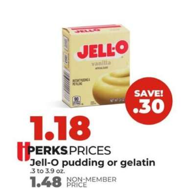 Jell-O Pudding or Gelatin
