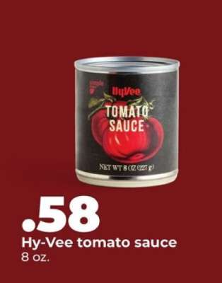 Hy-Vee tomato sauce