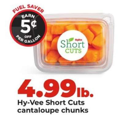 Hy-Vee Short Cuts cantaloupe chunks