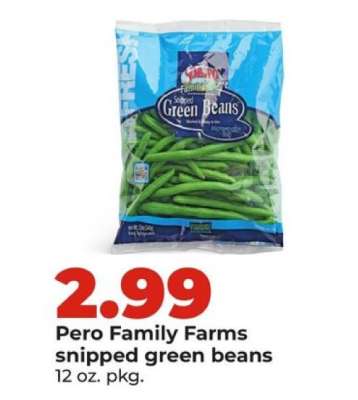 Pero Family Farms Snipped Green Beans*