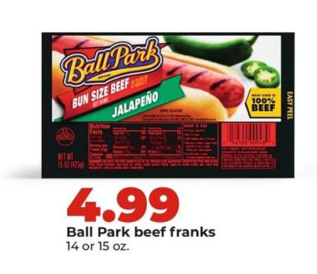Ball Park Beef Franks