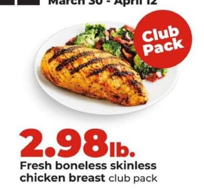 Fresh Boneless Skinless Chicken Breast