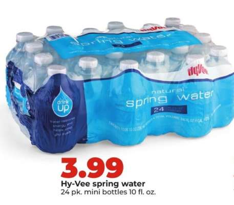 Hy-Vee spring water