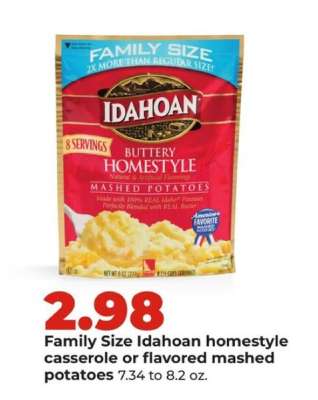 Family Size Idahoan Homestyle Mashed Potatoes