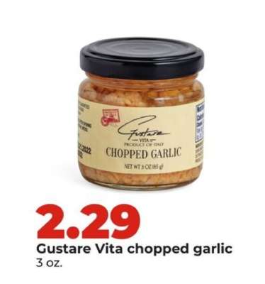 Gustare Vita chopped garlic