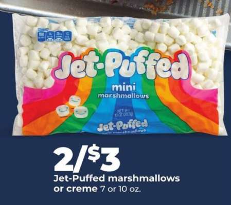 Jet-Puffed Marshmallows or Creme