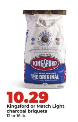 Kingsford or Match Light Charcoal Briquets