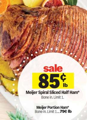 Meijer Spiral Sliced Half Ham