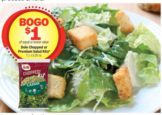 Dole Chopped or Premium Salad Kits