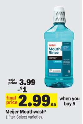 Meijer Mouthwash