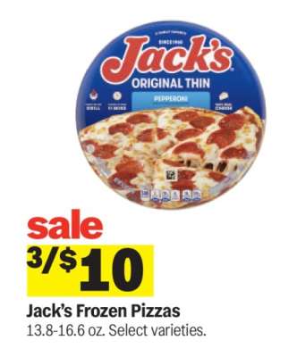 Jack's Frozen Pizzas