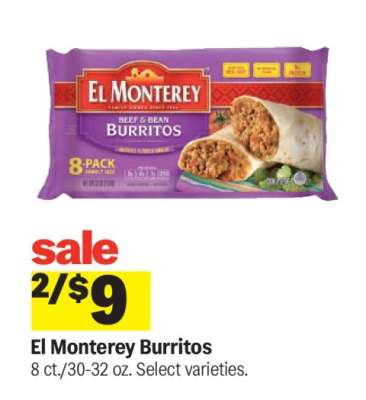 El Monterey Burritos*