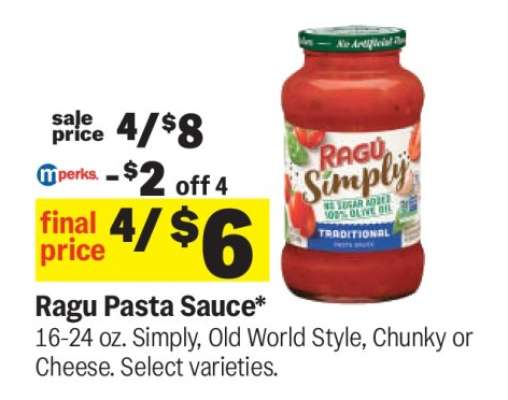 Ragú Pasta Sauce