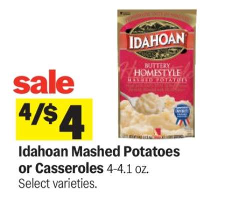 Idahoan Mashed Potatoes or Casseroles
