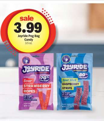 Joyride Peg Bag Candy