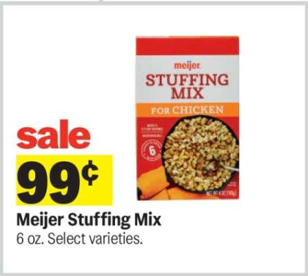 Meijer Stuffing Mix