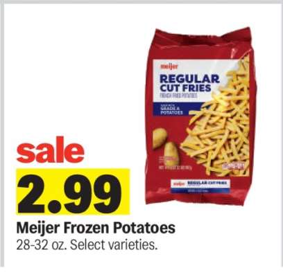 Meijer Frozen Potatoes