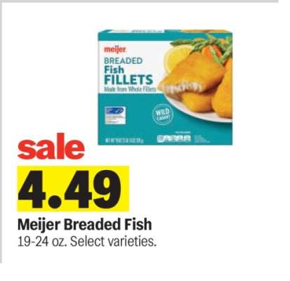 Meijer Breaded Fish