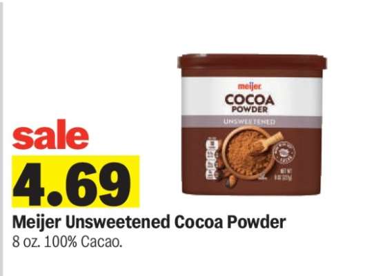 Meijer Unsweetened Cocoa Powder