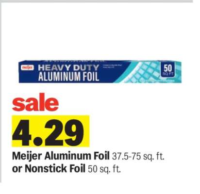 Meijer Aluminum Foil or Nonstick Foil