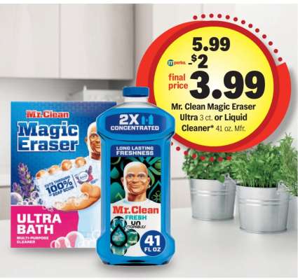 Mr. Clean Magic Eraser Ultra 3 ct. or Liquid Cleaner