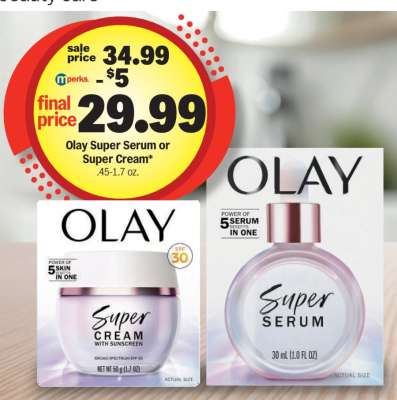 Olay Super Serum or Super Cream