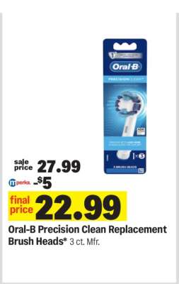 Oral-B Precision Clean Replacement Brush Heads