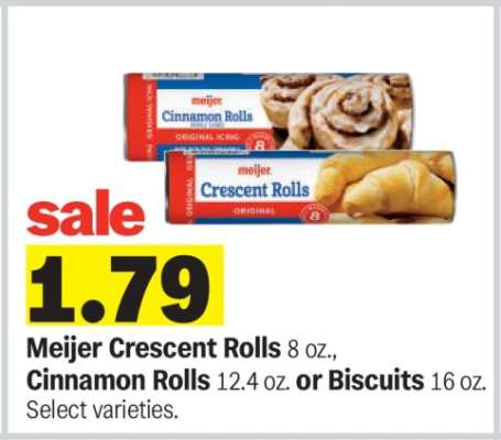 Meijer Crescent Rolls