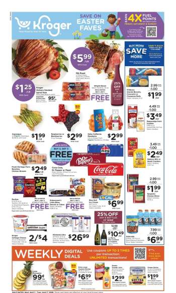 Kroger Flyer - 04/01/2026 - 04/07/2026.