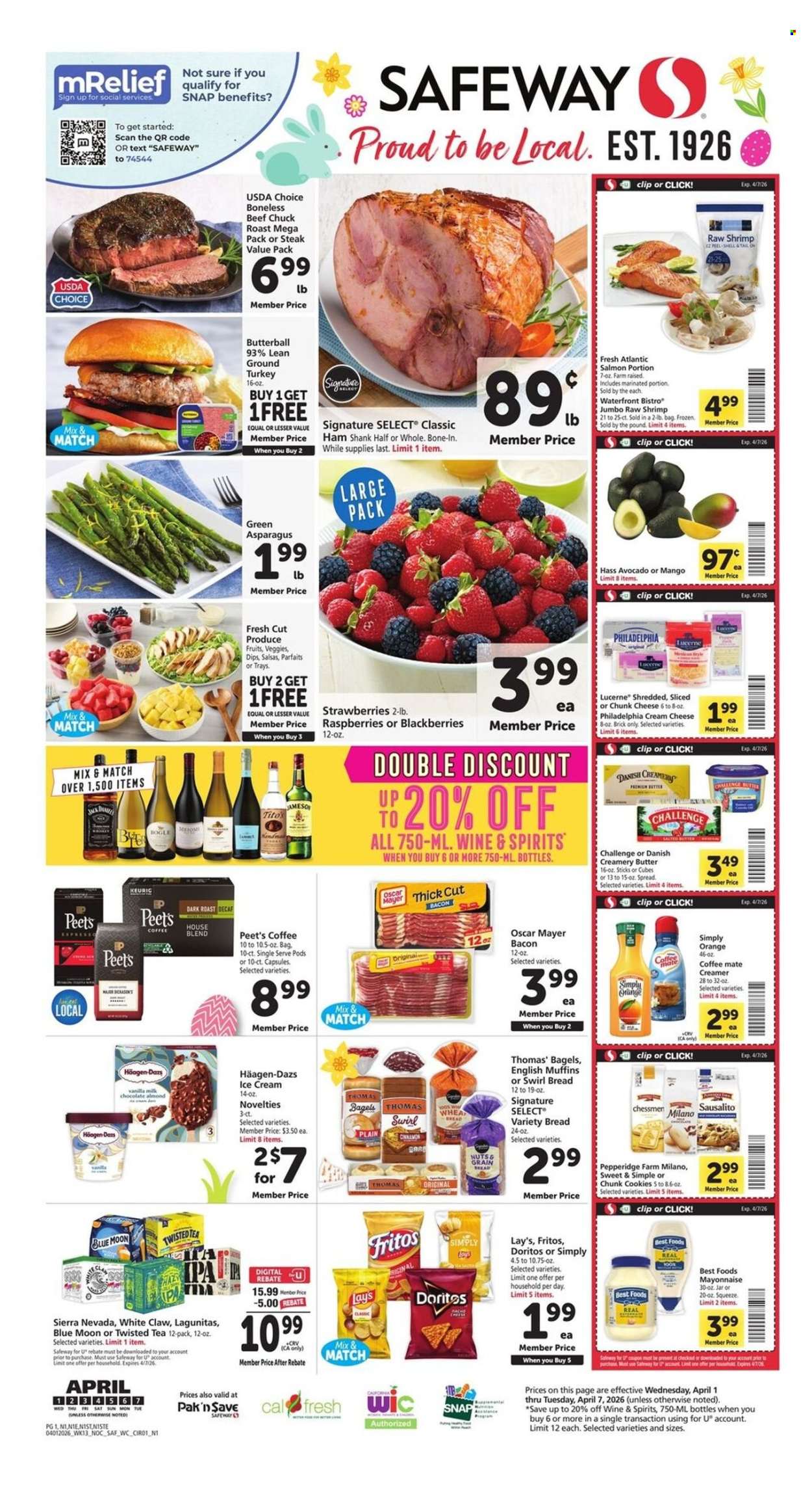 Safeway ad - 04/01/2026 - 04/07/2026. Page 1