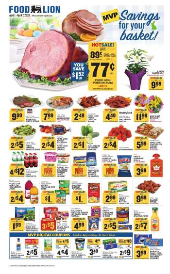 Food Lion Flyer - 04/01/2026 - 04/07/2026.