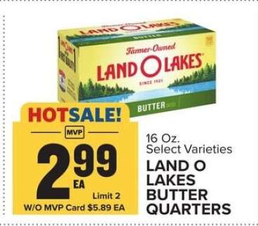 Land O Lakes Butter Quarters