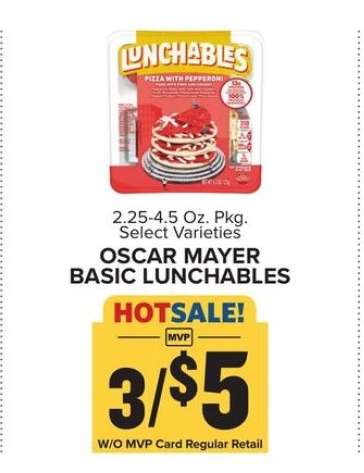 Oscar Mayer Basic Lunchables