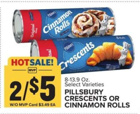 Pillsbury Crescents or Cinnamon Rolls*