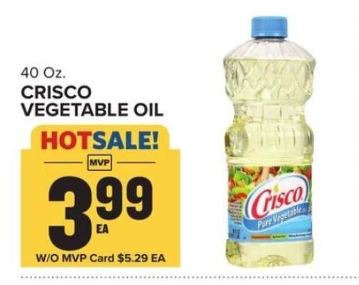 Crisco Vegetable Oil
