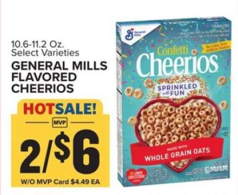 GENERAL MILLS FLAVORED CHEERIOS