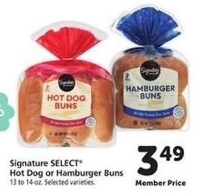 Signature SELECT Hot Dog or Hamburger Buns