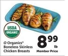 O Organics' Boneless Skinless Chicken Breasts