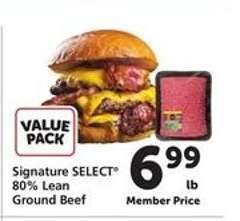 Signature SELECT 80% Lean Ground Beef