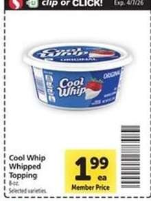 Cool Whip Whipped Topping