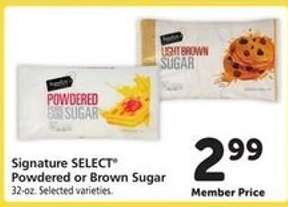 Signature Select Powdered or Brown Sugar
