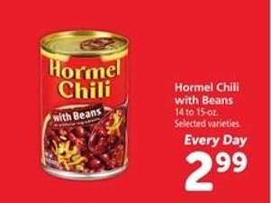 Hormel Chili With Beans