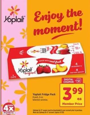 Yoplait Fridge Pack